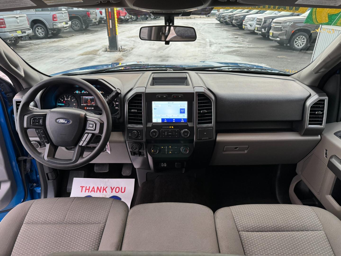 2019 Blue /Gray Ford F-150 XLT (1FTFW1E53KF) with an 5.0 XLT engine, 10-Speed Automatic transmission, located at 1960 Industrial Drive, Wasilla, 99654, (907) 274-2277, 61.573475, -149.400146 - Photo#15